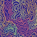 Abstract colorful squiggly background Royalty Free Stock Photo