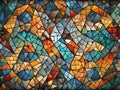 abstract colorful stained glass background Royalty Free Stock Photo