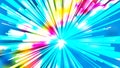 Abstract Colorful Starburst Background Design