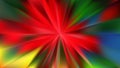 Abstract Colorful Starburst Background Vector Graphic