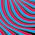 Abstract colorful stripes. Vector. Royalty Free Stock Photo