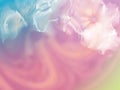 Abstract colorful of swirl and move of acrylic mixing for background Royalty Free Stock Photo