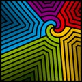 Abstract colorful swirl. Vector.