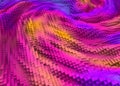 Abstract colorful topography cubes background.