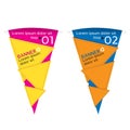 Abstract Colorful Triangle Banner.