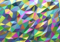 Abstract colorful triangle geometrical background