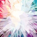 Abstract colorful triangle geometrical background Royalty Free Stock Photo