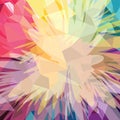 Abstract colorful triangle geometrical background Royalty Free Stock Photo