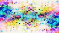 Abstract colorful triangle shapes pattern design