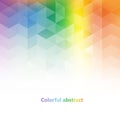 Abstract colorful triangulation background Royalty Free Stock Photo