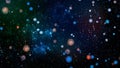 Abstract colorful universe, Nebula night starry sky, Multicolor outer space, Galactic texture background
