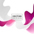 Abstract colorful vector background, color flow liquid wave for design brochure, website, flyer. Royalty Free Stock Photo