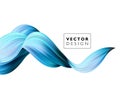 Abstract colorful vector background, color flow liquid wave for design brochure, website, flyer.