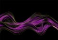 Abstract colorful vector background, color flow liquid wave for design brochure, website, flyer. Royalty Free Stock Photo