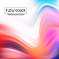 Abstract colorful vector background, color flow liquid wave for design brochure, website, flyer. Stream fluid. Acrylic paint. eps Royalty Free Stock Photo