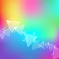 Abstract colorful background with triangles Royalty Free Stock Photo