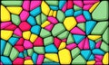 Abstract colorful voronoi geometric background