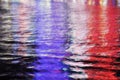 Abstract colorful water reflection