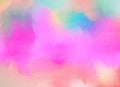 Abstract colorful watercolor for background. Digital art painting Royalty Free Stock Photo