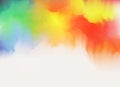 Abstract colorful watercolor for background. Digital art painting Royalty Free Stock Photo