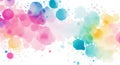 Abstract colorful watercolor background dotted graphic design Royalty Free Stock Photo