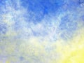 Abstract Colorful Watercolor Background. Rainbow Gradient. Spring Or Easter Sunrise Sky Royalty Free Stock Photo