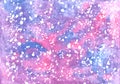 Abstract colorful watercolor background. Watercolor wet texture. Pink, blue, purple and white colors. Abstract art Royalty Free Stock Photo