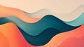 Abstract Colorful Wave Background Royalty Free Stock Photo