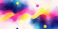 Abstract colorful wave background with gradient and vibrant shapes Royalty Free Stock Photo
