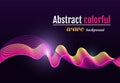 Abstract colorful wave background. Moving Colorful Lines on the Royalty Free Stock Photo