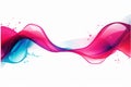 abstract colorful wave background with pink and blue colors Royalty Free Stock Photo