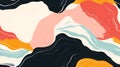 Abstract Colorful Wave Pattern Background Texture Design Royalty Free Stock Photo