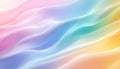 Abstract Colorful Wave Pattern with Soft Gradient Pastel Shades for Modern Artistic Backgrounds Royalty Free Stock Photo