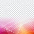 Abstract colorful wave transparent modern background Royalty Free Stock Photo