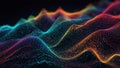 Abstract Colorful Waveforms