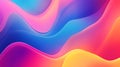 Abstract Colorful Waves Background Design, Vivid Gradient Hues, Dynamic Flowing Forms, Seamless Pattern, Vibrant Colors, Digital Royalty Free Stock Photo
