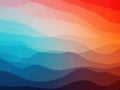 Abstract colorful waves Royalty Free Stock Photo