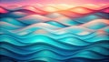 Abstract colorful wavy background featuring smooth gradient transitions and dynamic curves for design projects. Generative AI Royalty Free Stock Photo