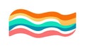 Abstract Colorful Wavy Lines Gradient Art Vector, vector design Generative AI Royalty Free Stock Photo