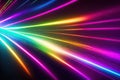 abstract colorfull design background of light with stripes of colourful rays moving, ai generative Royalty Free Stock Photo