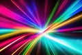 abstract colorfull design background of light with stripes of colourful rays moving, ai generative Royalty Free Stock Photo