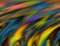 Abstract pink blue silver green yellow colors and background. Lines in motion Royalty Free Stock Photo