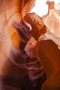 Abstract Colors:Maroon/Orange Slot Canyon Walls Royalty Free Stock Photo