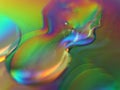 Abstract Colors Rainbow Drops reflexes macro background blur Royalty Free Stock Photo