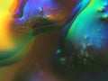 Abstract Colors Rainbow Drops reflexes macro background blur Royalty Free Stock Photo