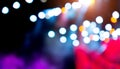 Abstract colourful defocused bokeh light signs Royalty Free Stock Photo