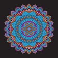 Abstract colourful mandala background