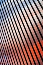 Abstract colourful metal stripes