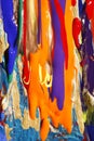 Abstract colourful paints Royalty Free Stock Photo