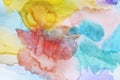 Abstract colourful watercolor background Royalty Free Stock Photo